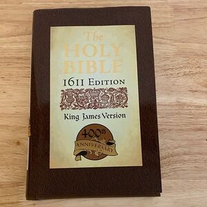 King James Version 1611 Edition Bible 400th anniversary